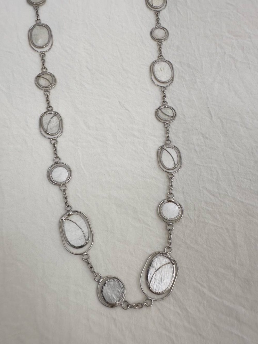 Long Shell & Wire Necklace - Picture 4 of 6